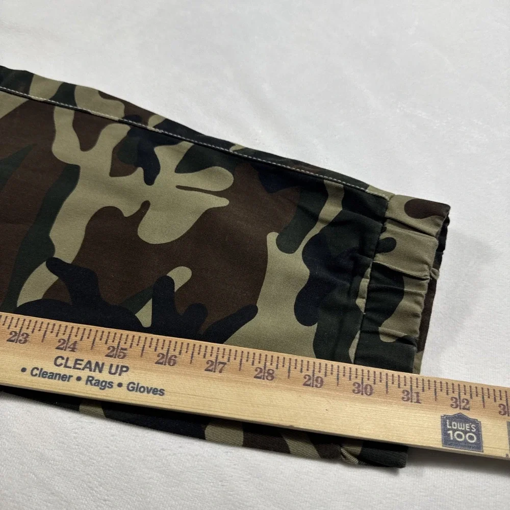 True Religion Jogger Mens Large Camo Cargo‎ Hunting Elastic Waist Stretch NEW